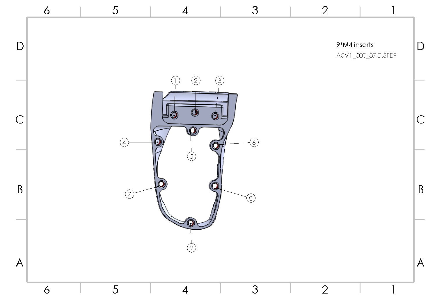 Right leg insert preparation 4