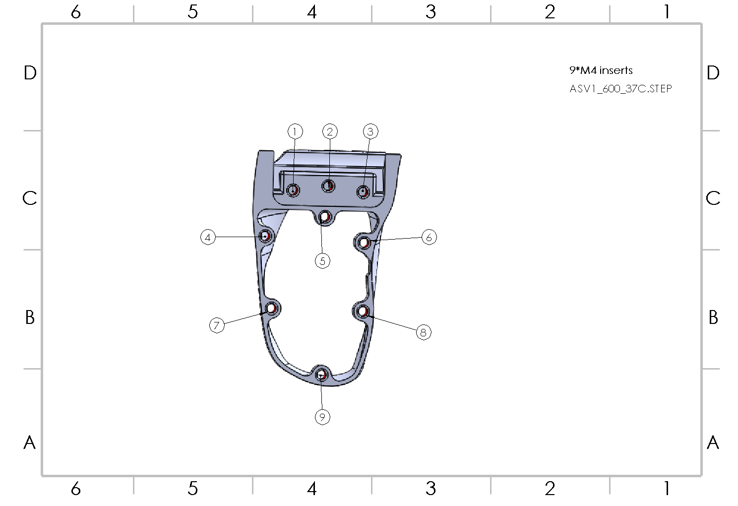 Left leg insert preparation 4